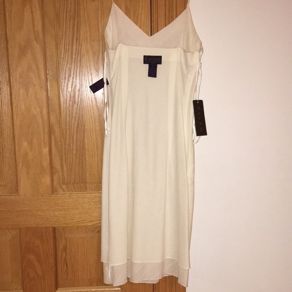 NWT RALPH Ralph Lauren slip dress size 2 embroidered and fully lined 100% cotton - Picture 7 of 10